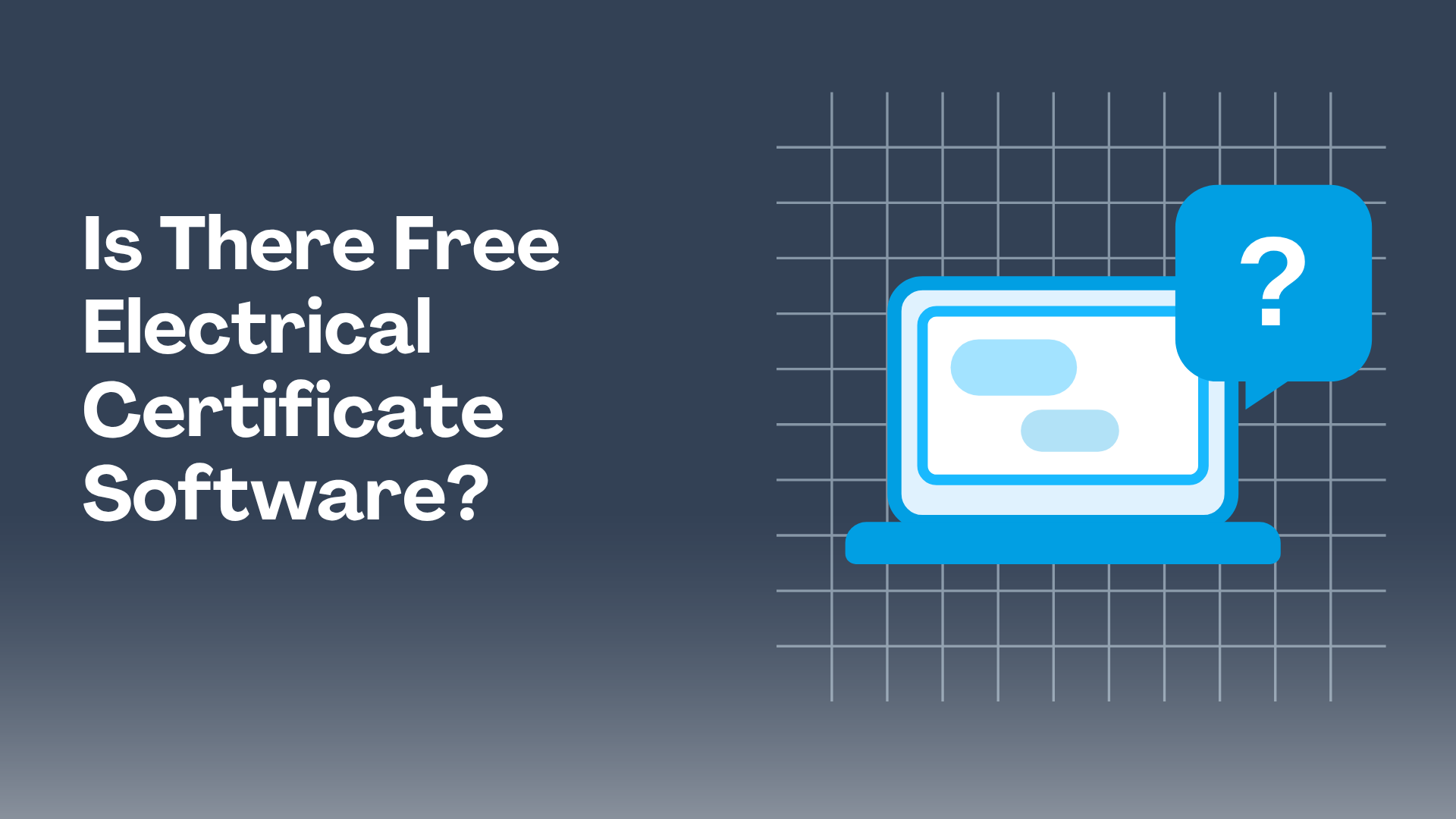 Is There Free Electrical Certificate Software?